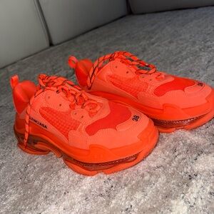 Balenciaga  Orange Sneakers